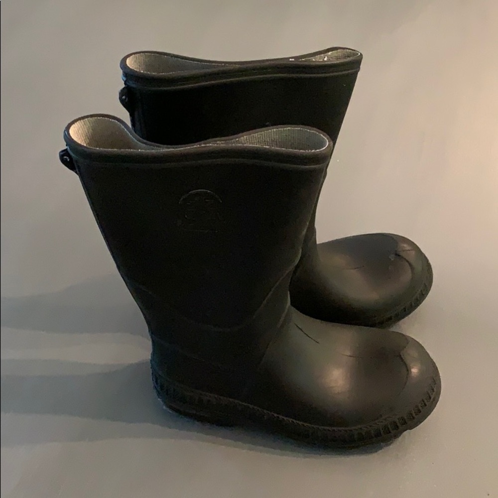 Kamik Rain Boots Black Toddler 10 🌧☔️
